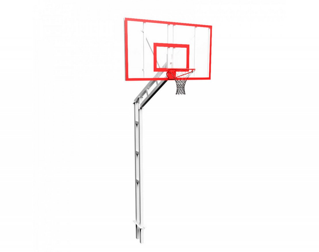 Стойка баскетбольная разборная бетонируемая (вынос 1200 мм)